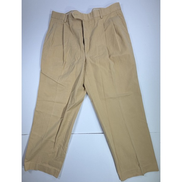 Burberry London Other - Burberry London Tan Dress Pants Men's 33x27 Pleated Cotton Luxury